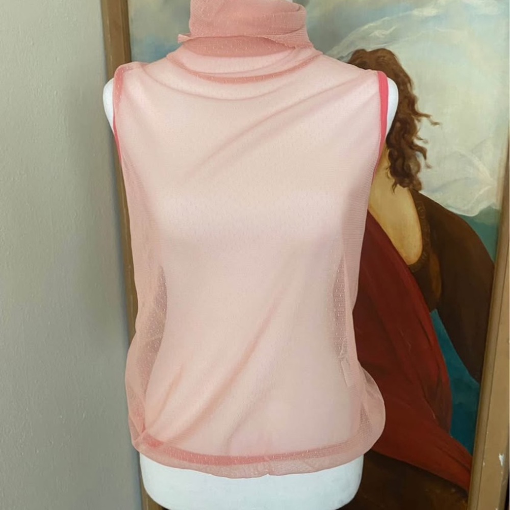 Sheer Pink Y2K dead stock Tank Top